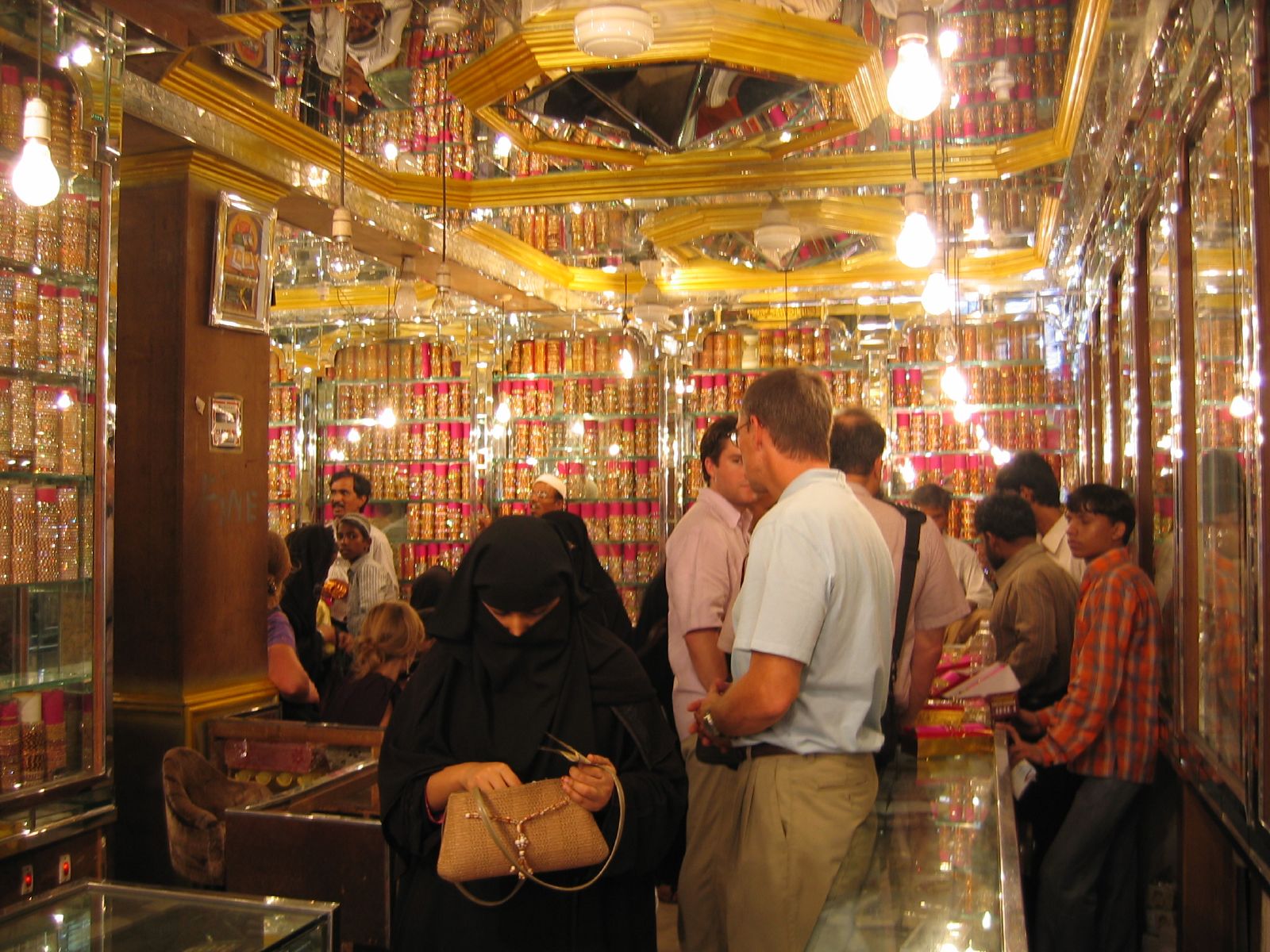 Colorful handmade bangles in a traditional bazaar